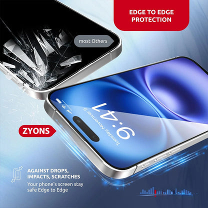 Tempered Glass 1-5Pcs for iPhone 17/16/15/14/13/12/11 Pro Max X/XS/XR/14/15/16/17 Plus - HD Screen Protector