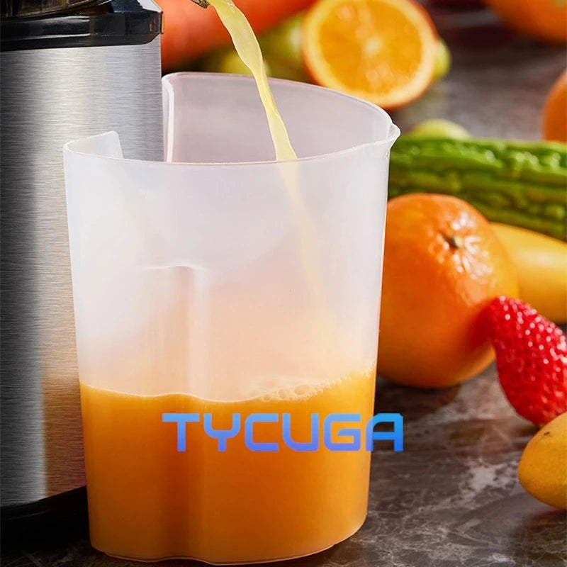 850W Slow Masticating Juicer Machine 75mm Wide Chute Vertical Spiral Extractor Home Use For Fruits Vegetables Higher Juice Yield