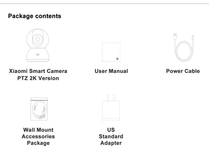 New Xiaomi Smart Camera 2K 1296P HD 360 Angle Indoor Baby Security Monitor WIFI Night Webcam Video IP Camera Mi Smart Home