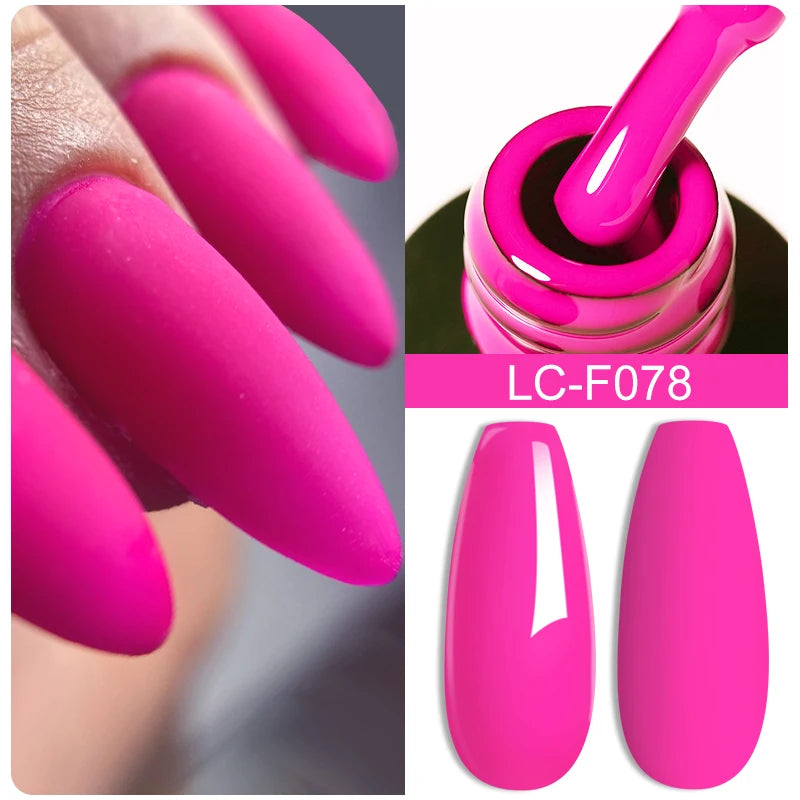 LILYCUTE 7ml White Color Gel Nail Polish Semi Permanent UV Gel Polish Gorgeous Full Coverage Soak Off UV LED Nail Gel Varnishes