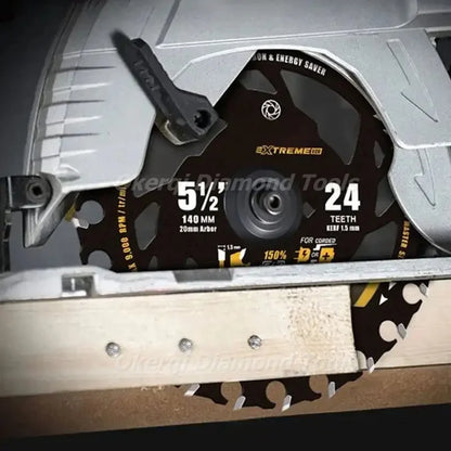 4/5/5.5/6/6.5/7.25 Inch Energy Saving Lithium Saw Blades Energy Efficient Lithium Wood Cutting Circular Saw Blade Woodworking