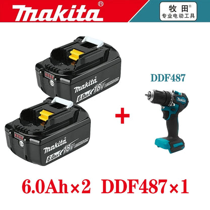 100% Original Makita battery, 18V 5.0Ah 6.0Ah 9.0Ah rechargeable battery, replacing Makita BL1830 BL1840 BL1850 BL1860B