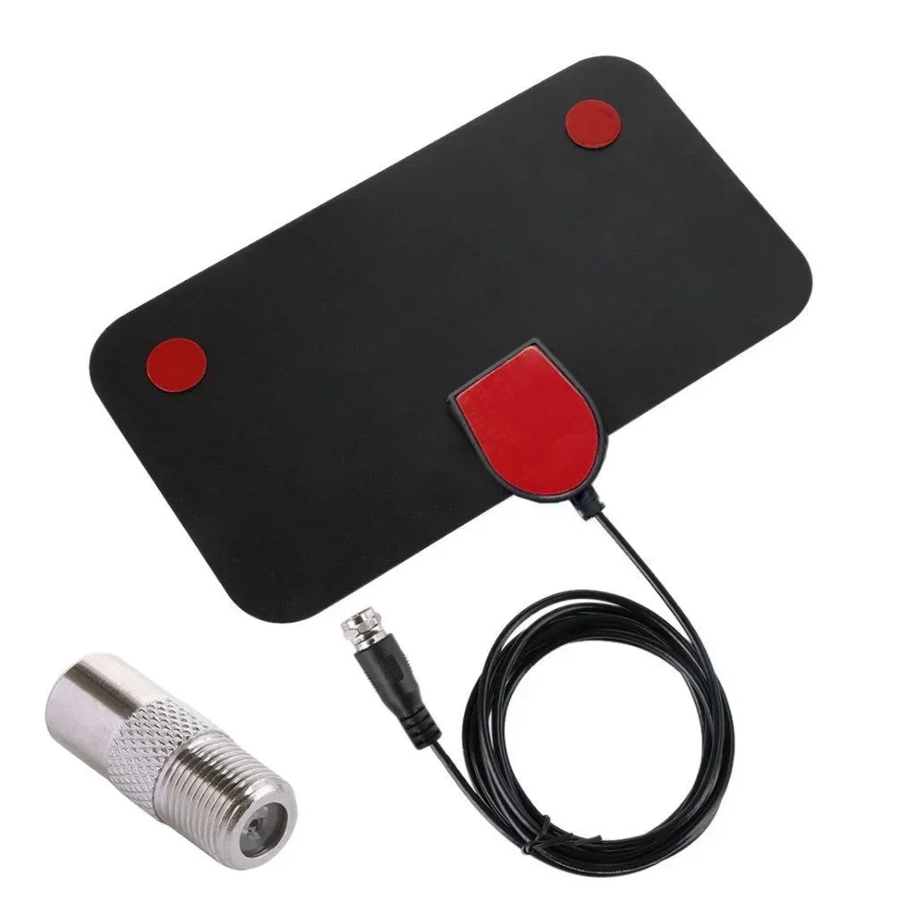 Indoor Outdoor Ultra HD Digital TV Antenna with VHF UHF Amplifier 200 Miles Range Quick Response Aerial Set for Amplified DAB