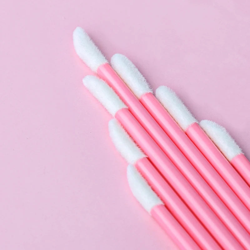 Makeup Brushes 5/50/100 Pcs Black Lip Brushes Applicator Eyelash Brushes Gloss Lipstick Wands Cosmetic Professional Make Up Tool