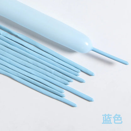 100pcs Thickening Long Balloons for Tying Arch Twisting Latex Modeling Skinny Birthday Balloon for Kids Party Wedding Decoartion