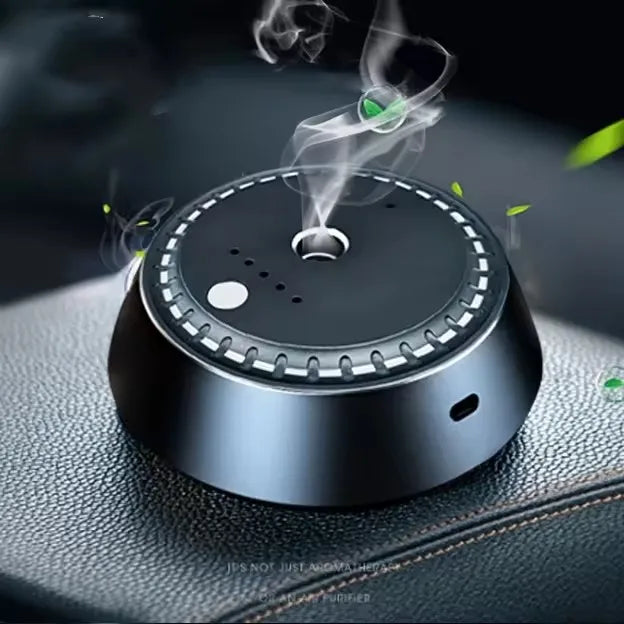 Car Diffuser Portable USB Rechargeable Scent Diffuser Ultrasonic Fragrance Oil Aroma Diffuser Car Air Freshener