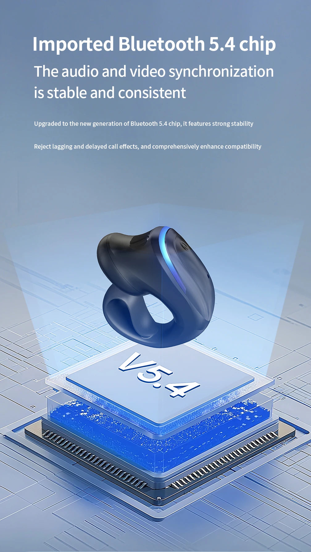 BT  Earphone Clip On Monaural Inear Motion Stereo Bone Conduction Gd28 Business Wireless Earphone Mini Monaural Tws