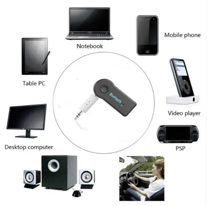 AUX Bluetooth 5.0 Receiver,Wireless Bluetooth5.0 Car 3.5mm Socket Adapter,Audio Converter Mobile Phone Hands-Free Stereo Adapter