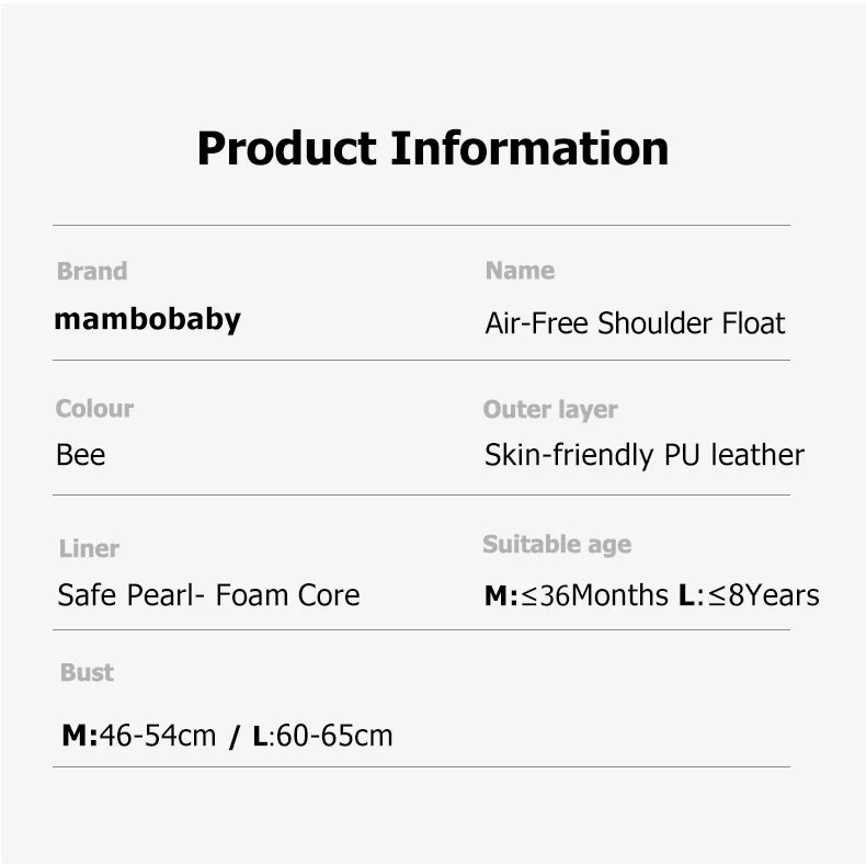 Mambobaby Float with Crotch Strap UPF50+ Canopy Air-Free Non-Inflatable Baby Swimming Ring Toddler Pool Float Infant Water Ring