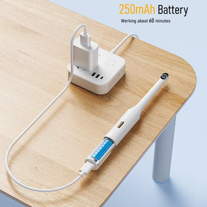 Handheld 1080P WiFi Endoscope Oral Camera with 8 LED Lights Compatible with iPhone, Android & Type-C for Dental/Tooth Inspection