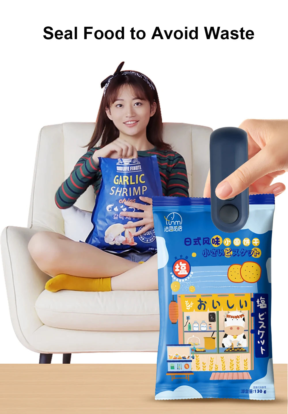 Mini Heat Bag Sealing Machine Plastic Bag Sealer Rechargeable Food Packing Bag Thermal Sealer Portable Plastic Bag Heat Sealer