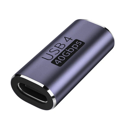 USB4.0 40Gbps OTG C-type 90 degree Adapter 100W 5A USB C to Type C Fast Charging Converter USB C Data Adapter For Macbook 8K60HZ