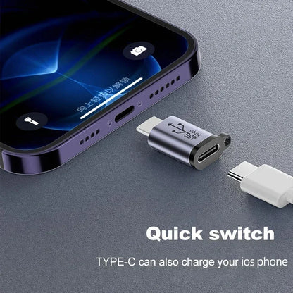 USB C Adapter Type C To Micro To Mini USB Female Converters for IPhone 14 13 Xiaomi Samsung for Lightning Male Charger Adapter