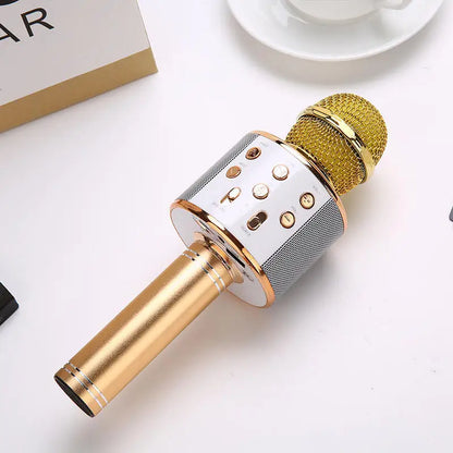 Karaoke Microphone, Portable Wireless Bluetooth Karaoke Mic for Adults&Kids Outdoor Party, Karaoke Machine for All Smartphone