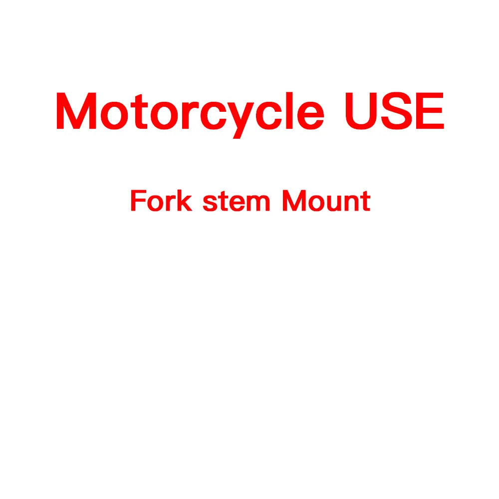Motorcycle Handlebar Stem Fork Mount Holder Phone Mount Vibration Dampener MAG Universal Adaptors Wireless Charger Mirror Brake