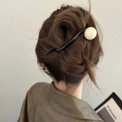 New Fashion Barrettes Retro S Shape Ponytail Twist Hair Clips Hairpins Twisted Hollow Out Shark Clips Headdress Hair Accessories
