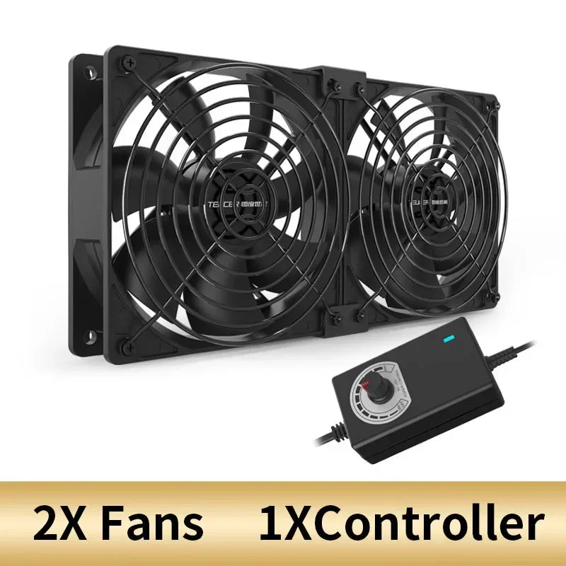 220V Multifunctional Exhaust Fan with Remote Control for Chassis Workstation Service Station Cooling Ventilation Fan