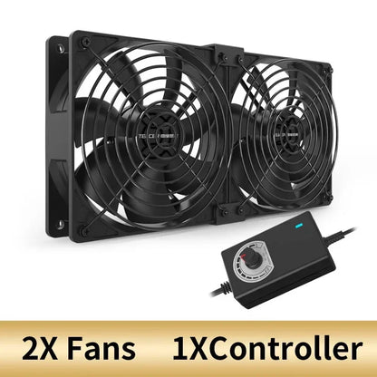 220V Multifunctional Exhaust Fan with Remote Control for Chassis Workstation Service Station Cooling Ventilation Fan