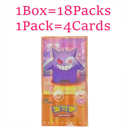 100%Original Pokemon Gem Pack Vol1 2 3 4 5 Cards Anime Pokemon PTCG Trading Gem Bag Cards Collected Toy Social Birthday Gift