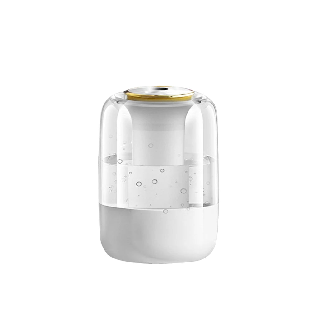 Air Humidifier 2.2L Large Capacity Home Humidifier Mute Mist Maker Double Nozzle Usb Humidifier for Bedroom with LED Night Light