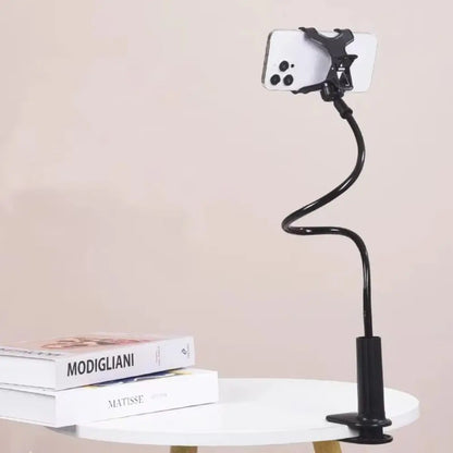 New 360 Rotating Lazy Phone Holder Universal Adjustable Desktop Phone Clip Flexible with Handle Bed Desktop Mount Bracket