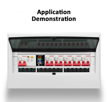 ZS-6035VAKW Digital Energy Meter Din Rail Electricity Usage Monitor AC30-400V Voltmeter Ammeter Watt Kwh Frequency Power Meter