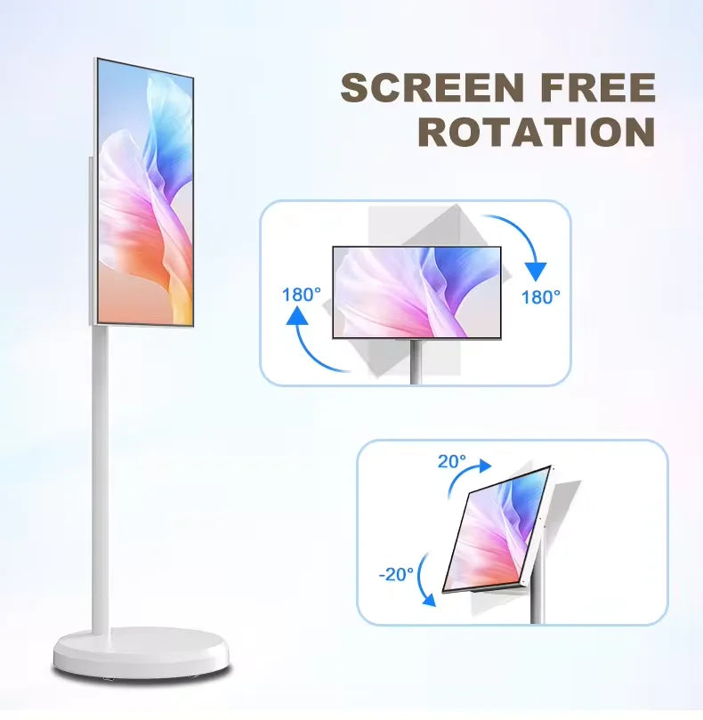 MWE High Quality 22/24/32/43 Inch Android Smart TV Mobile Entertainment Screen Indoor EU/US Local Stock OEM Supplier Education