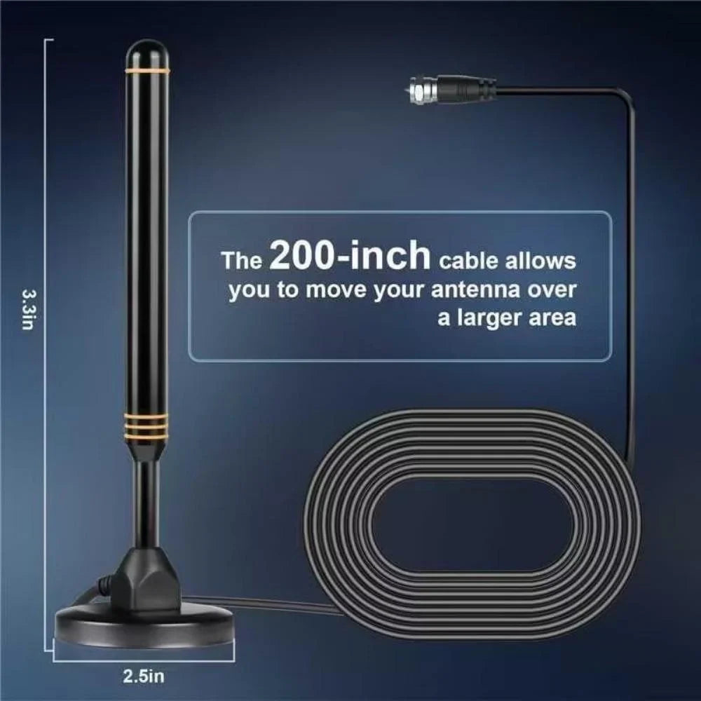 TV antenna indoor for smart TV indoor & outdoor, local channels,Digital antenna , 400+ Miles Long Range HD TV,Support All TV.