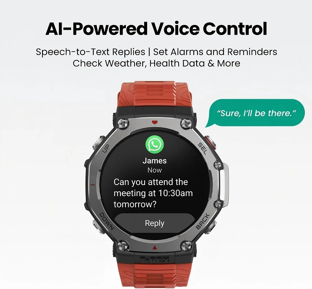 Amazfit T-Rex 3 Smartwatch 48mm AMOLED Display 6 Satellite Systems Dual Band GPS 170 Sports Mode Smart Watch