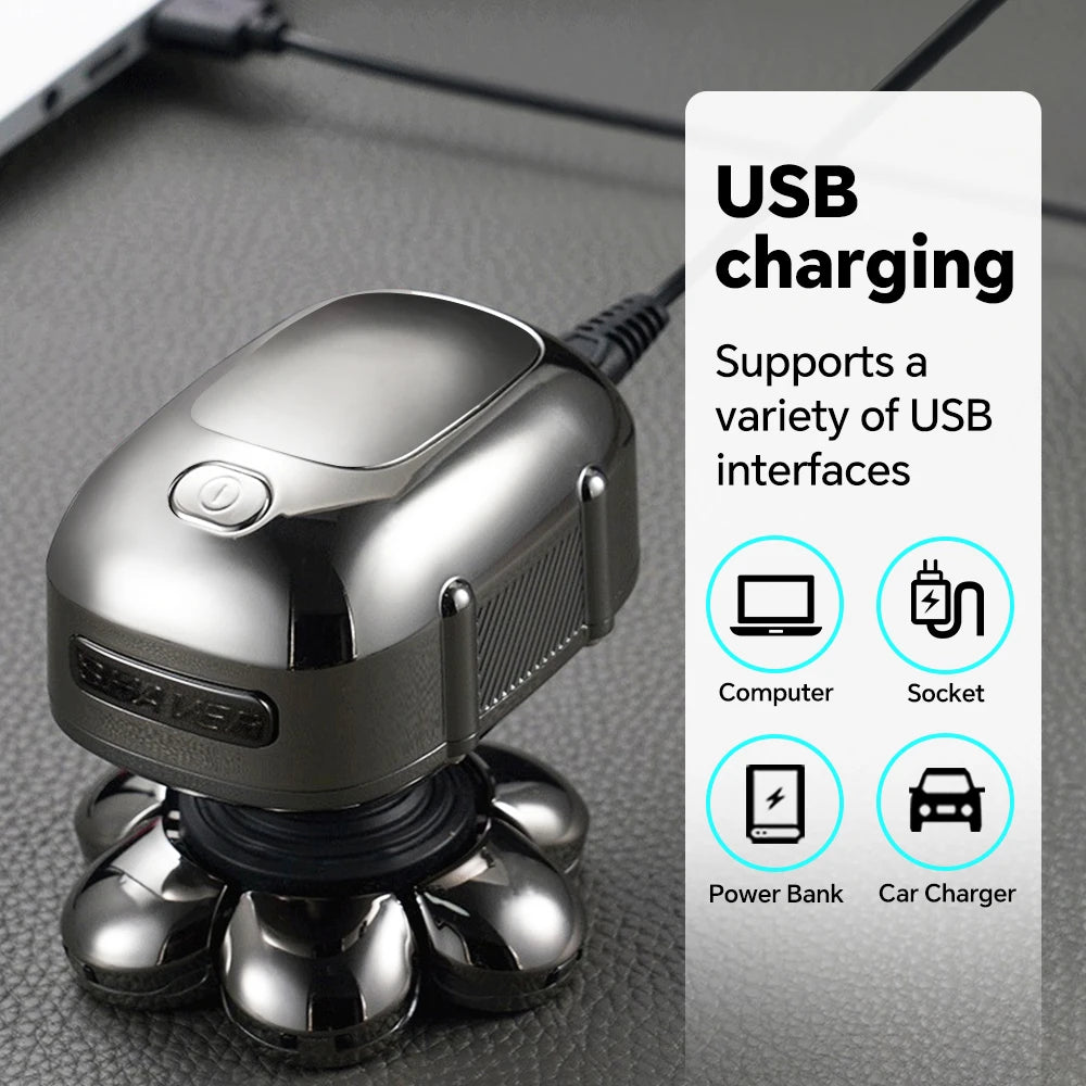 USB charging, five speed electric bald shaver, men's multifunctional trimmer