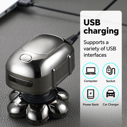 USB charging, five speed electric bald shaver, men's multifunctional trimmer