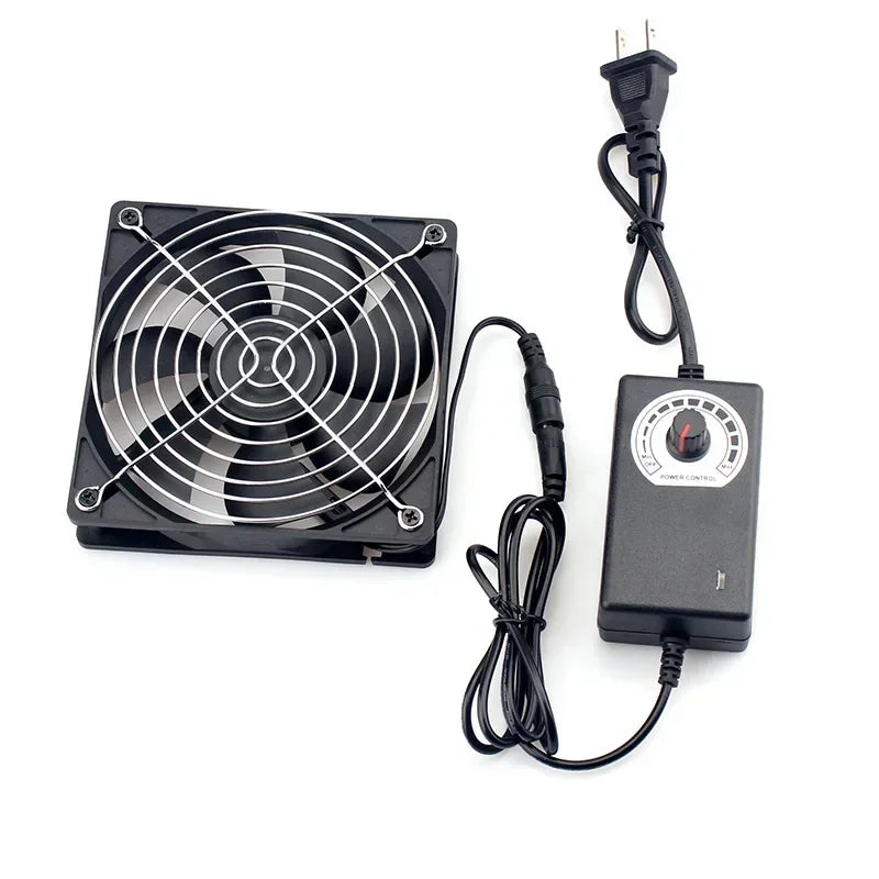 220V Multifunctional Exhaust Fan with Remote Control for Chassis Workstation Service Station Cooling Ventilation Fan