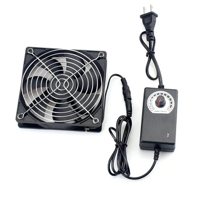 220V Multifunctional Exhaust Fan with Remote Control for Chassis Workstation Service Station Cooling Ventilation Fan