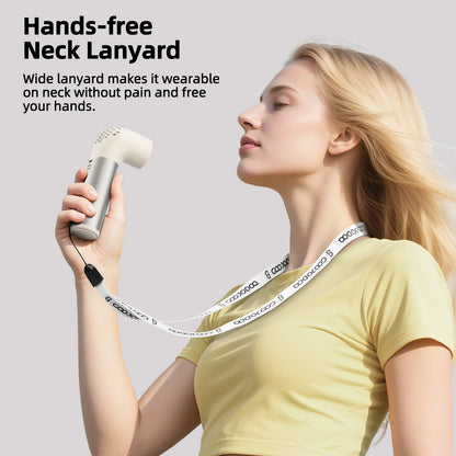 GOOJODOQ Mini 150G Ultra-light Water Pipe High-speed Fan 12M/s Uniquely stylish turbo fan Aluminum alloy handle