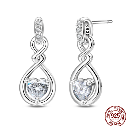 Hot Sale 925 Sterling Silver Spring Zircon Sunflower Stud Earrings For Women 2023 Trending Fashion Jewelry mother's day gift
