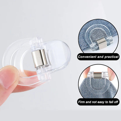 8Pcs Invisible Leg Shortening Clip,non-slip Pants Edge Clip,used For Anti-drag Pants Hem Fixing,Multifunctional Page Holder Clip