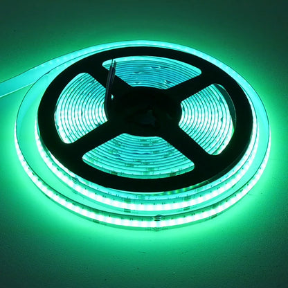 5M 10M 20M COB RGBW RGBWW LED Strip 24V Flexible Color Changing Dimmable Room Liner Light Home Decor 2.4G RF Remote Control Kit