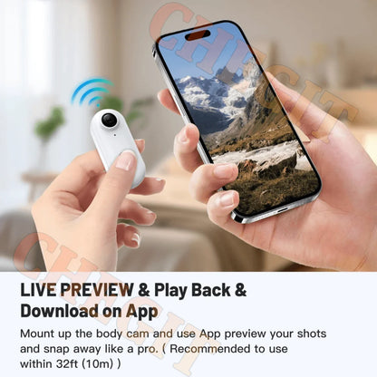 4K WiFi HD POV Magnetic Mini Action Camera Wireless Pocket Video Vlog Cam Helmet Motorcycle Bicycle Sports Holder Mount Recorder