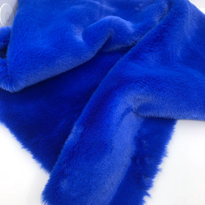 1Pcs 50/80/160cm Faux Rabbit Fur Fabric 100% Polyester 10mm Pile Super Soft Plush Fabric For Handmade Stuffed Toys Sewing Fabric