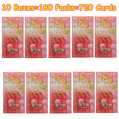 100%Original Pokemon Gem Pack Vol1 2 3 4 5 Cards Anime Pokemon PTCG Trading Gem Bag Cards Collected Toy Social Birthday Gift