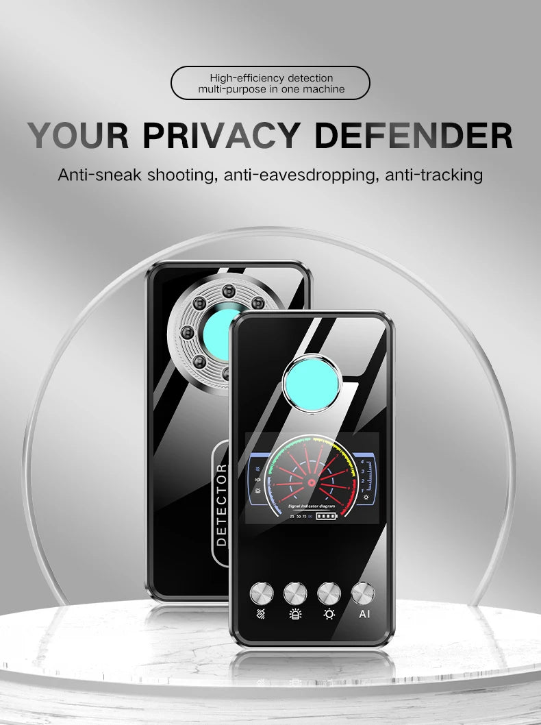 Hidden Micro Camera Detector Military Grade Anti Spy Gadgets GPS Finder Bug Detector Wireless Signal Detection Infrared Scanner