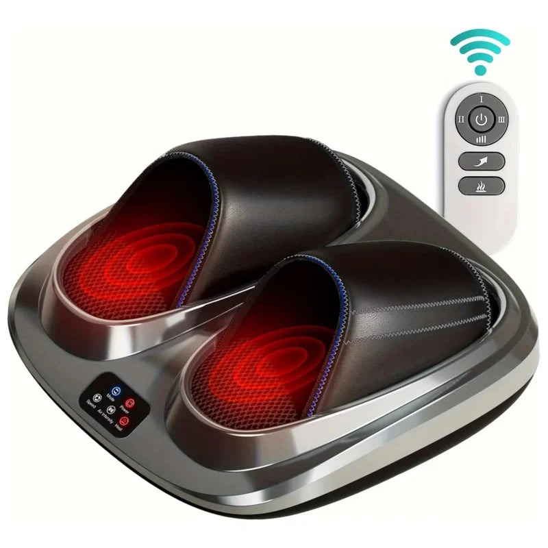 3D Shiatsu Foot Massager Machine with Kneading Heating Calf Massage Ideal Gift for Mom Dad Friends Christmas Mother's Day Gift (