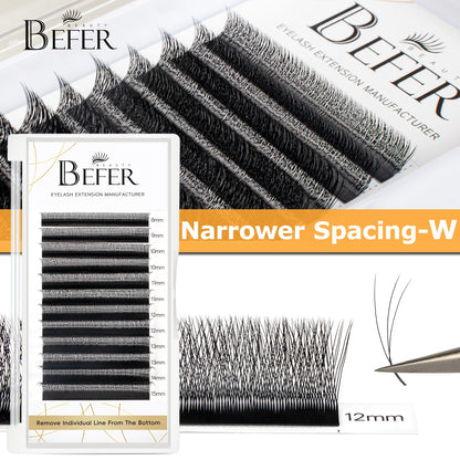 Befer Natural False Eyelashes 0.07/0.10 Thickness Super Soft Eyelash 8-15mm Lashes Extension Supplier High Quality Wholesale