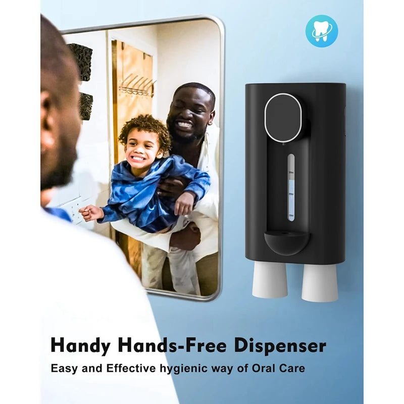 New Mouthwash Dispenser Fast Induction Mouth Rinser with Magnetic Cups Care Liquid Container Mouthwash Machine