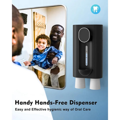 New Mouthwash Dispenser Fast Induction Mouth Rinser with Magnetic Cups Care Liquid Container Mouthwash Machine