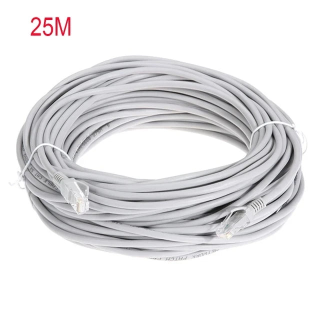 Cable Ethernet De Alta Velocidad Cat5e RJ45 Cable De Red LAN Enrutador De Ordenador Patch Cord,0.4M/1M/2M/3M/5M/10M/15M/20M/25M