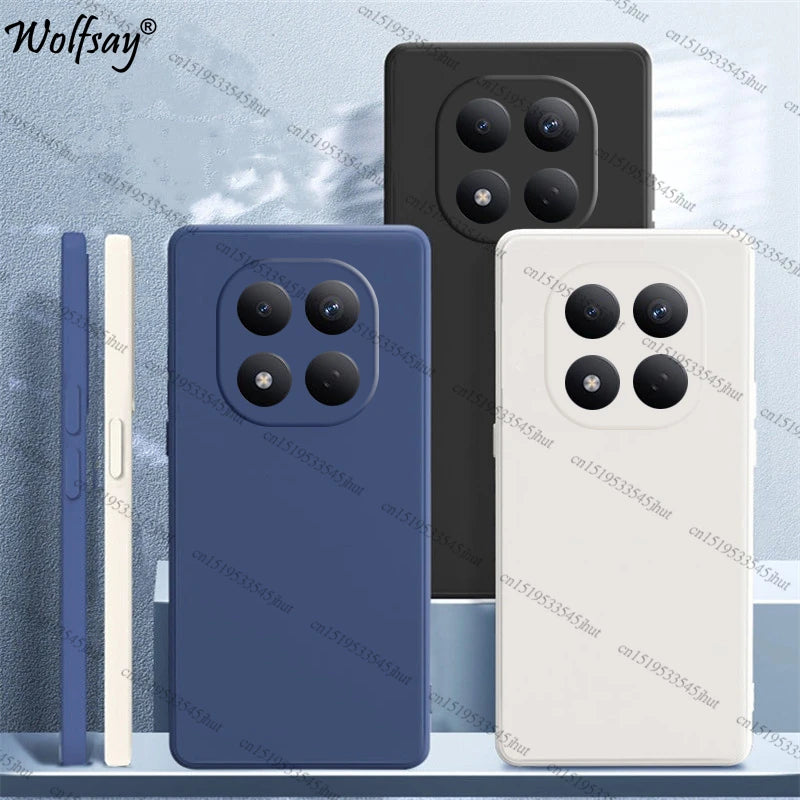 Case For Redmi Note 15 Pro 4G Case Original Liquid Silicone Back Case Redmi Note 15 Pro 4G Cover For Redmi Note 15 Pro 4G Funda
