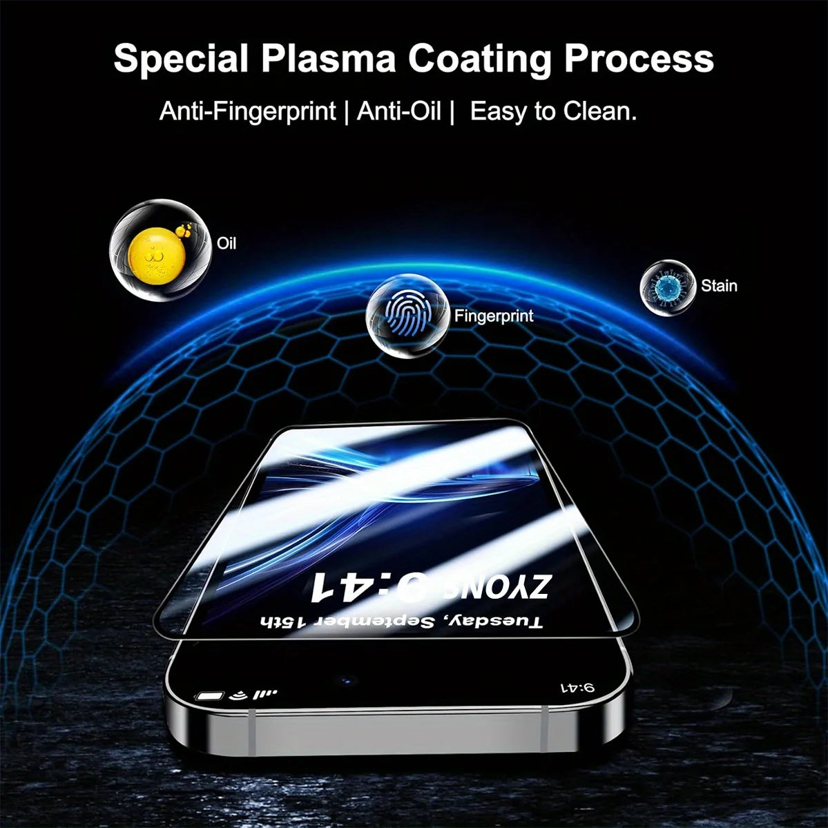 Tempered Glass 1-5Pcs for iPhone 17/16/15/14/13/12/11 Pro Max X/XS/XR/14/15/16/17 Plus - HD Screen Protector