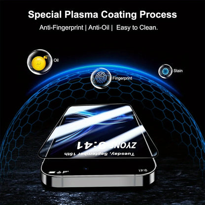 Tempered Glass 1-5Pcs for iPhone 17/16/15/14/13/12/11 Pro Max X/XS/XR/14/15/16/17 Plus - HD Screen Protector