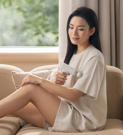 New Mijia Mini Fascia Gun 3 Portable Muscle Massage Gun Thrust Brushless Silent Motor 3 Massager Heads Relax Body Type-C CN